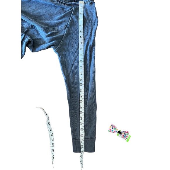 Free People Womens Top M Blue 3/4 Sleeve Asymmetrical Hem Pullover - Picture 8 of 10